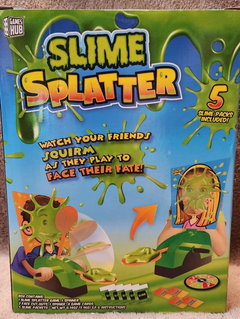 SLIME SPLATTER Family Game - NEW NIB